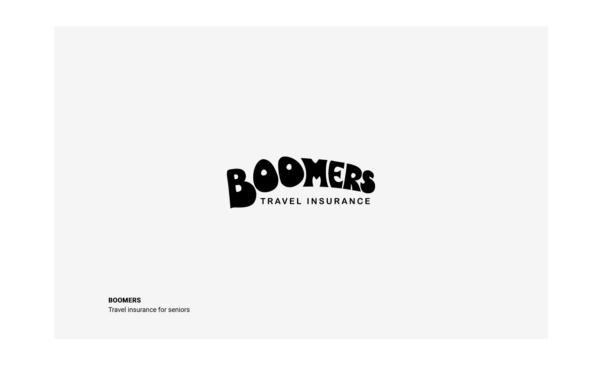 Logo for the travel insurance company for seniors Boomers