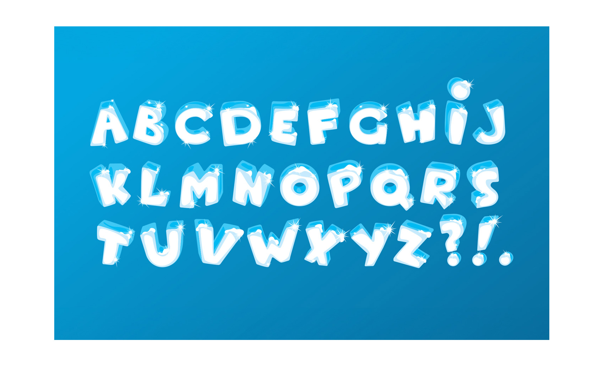 I created the ice font for the Christmas campaign while working in Smeshariki.